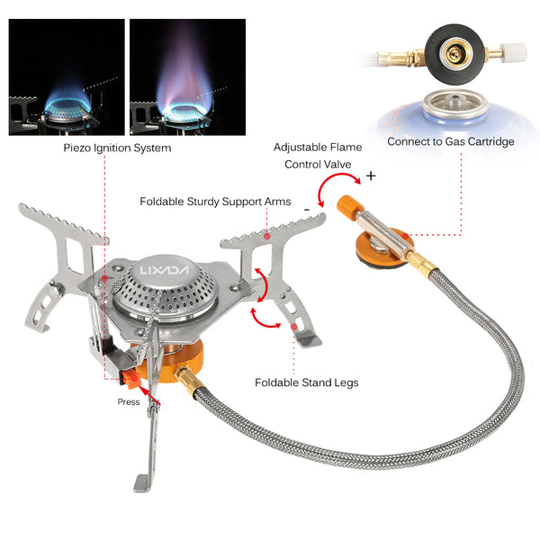 Cute Foldable Gas Camping Stove